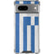 Greece Flag Distressed Google Pixel 8a Clear Case